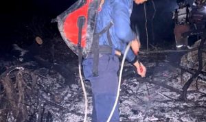 Karhutla di Jalan Rapen Berhasil di padamkan
