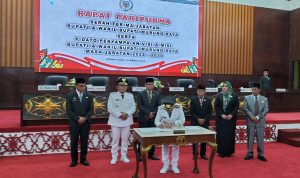 DPRD Rapat Paripurna Serah Terima Jabatan Bupati dan Wakil Bupati