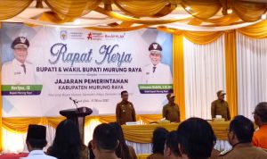 Bupati Murung Raya Pimpin Rapat Kerja Perdana