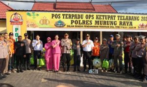 Bupati Murung Raya Bersama Wakil Bupati Tinjau Pos Terpadu Operasi Ketupat