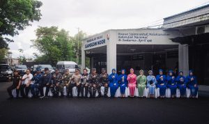 Kunker di Banua, Plh. Gubernur Kalsel Sambut Kedatangan Panglima Komando Armada II di VIP Room Bandara Syamsudin Noor