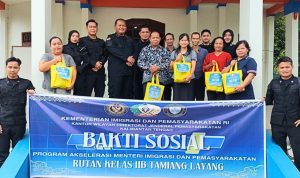 Rutan Tamiang Layang Serahkan Tali Asih untuk Pengurus Gereja GKE Tara’ulu Sarapat