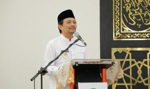 Wagub Hasnuryadi Sulaiman Buka Puasa Bersama di Masjid Hasnur Asy Syajarah Candi Laras Tapin