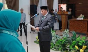 Pelantikan Pengurus TP PKK di Aula Selidah