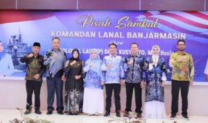 Wakil Bupati Batola Berharap Sinergi Maritim Terus Terjaga dengan Danlanal Baru