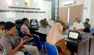 Badan Kesbangpol Barito Utara Gelar Rapat Kewaspadaan Dini Terkait PSU Pilkada