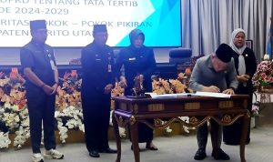 DPRD Barito Utara Gelar Rapat Paripurna Bahas LKPJ 2024 dan Penetapan Tatib 2024–2029
