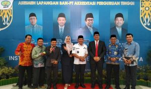 Wakil Bupati Murung Raya, Rahmanto Hadiri Asemen Lapangan Akreditasi IAIN Palangka Raya