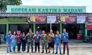 Kadis Nakertranskop UKM Lakukan Kunjungan Pembinaan ke Koperasi Kartika Madani Kodim 1013 Mtw
