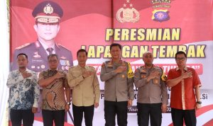 Kapolda Kalteng Resmikan Lapangan Tembak Tatag Trawang Tunggal Polres Barito Utara