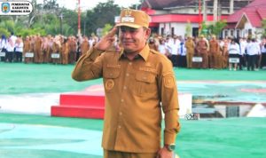 Wakil Bupati Rahmanto Pimpin Apel Gabungan, Tekankan Disiplin ASN