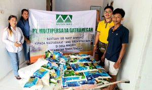 PT MPG Salurkan 100 Paket Sembako untuk Warga Terdampak Banjir di Desa Pendreh