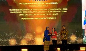PT TRUST Raih Penghargaan Gold Sebagai Pembina UMKM di Ajang Bina Mitra UMKM Award 2025
