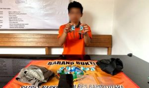 Satresnarkoba Polres Barut Tangkap Pengedar Ekstasi di THM di Kota Muara Teweh