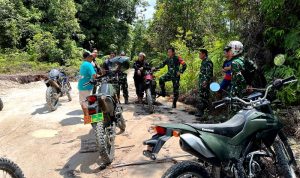 Dandim 1013 Mtw dan Kadis PUPR Tinjau Ruas Jalan Tapen Raya–Hulu Tampang