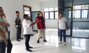 Asisten Sekda dan Kadis Nakertranskop UKM Barut Terima Kunjungan Kakanwil Imigrasi Kalteng