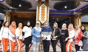 Pj. Ketua PKK Barito Utara Gelar Senam Pagi Bersama