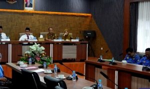 Pemkab Barut Ikuti Rakor Persiapan PSU Pilkada 2024 Secara Virtual