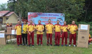 Mancing Bareng, Polres Bartim Satukan Rasa Jelang HUT Bhayangkarara