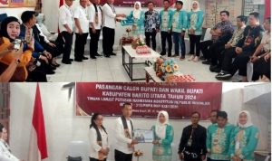 KPU Barito Utara Terima Pendaftaran Dua Pasangan Bakal Calon Bupati dan Wakil Bupati Tahun 2024