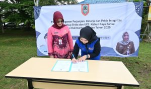 Komitmen Jalankan Tugas di Tahun 2025, Brida Kalsel Lakukan Penandatangan PK dan Pakta Integritas