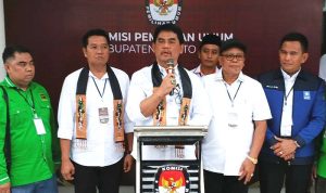 Pasangan Shalahuddin–Felix Daftarkan Diri ke KPU untuk Ikuti PSU Pilkada Barito Utara