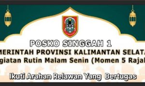 Pegawai Pemprov Kalsel Berpartisipasi Membantu Jemaah Haul Abah Guru Sekumpul
