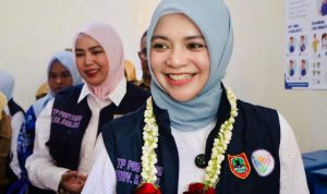 Wakil Ketua TP Posyandu Kalsel Kunjungi Lokus Ke-5 Posyandu 6 SPM di Desa Jambu Burung