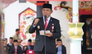 Wakil Bupati Murung Raya Pimpin Upacara Hari Lahir Pancasila ke 80