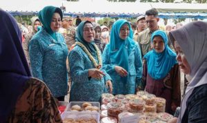 Bakti Sosial di Tanah Laut, Hj. Fathul Jannah Terus Dorong PKK Kabupaten/Kota Tingkatkan Kesejahteeraan Masyarakat