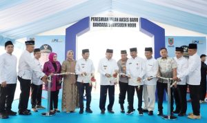 Gubernur H. Muhidin Didampingi Wagub Hasnuryadi Resmikan Jalan Baru Akses Bandara Syamsudin Noor Banjarbaru