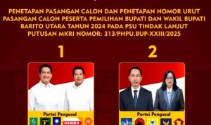 KPU Barut Tetapkan Dua Paslon Bupati-Wabup untuk PSU, Shalahuddin-Felix dan Jimmy-Inriaty Resmi Bertarung