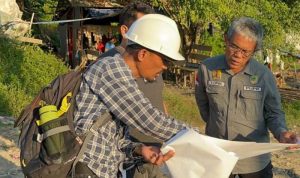 Kadis PUPR Barut Tinjau Pembangunan IPLT di Km 13 Jalan Muara Teweh–Puruk Cahu