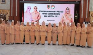 Pengukuhan Pengurus DWP Kalsel, Gubernur Kalsel : Mendukung Ketahanan Keluarga dan Mitra Sejajar dalam Pembangunan di Banua