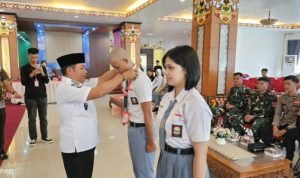 Wakil Bupati Murung Raya Rahmanto Muhidin Buka Pemusatan Latihan 59 Orang Calon Paskibraka Murung Raya