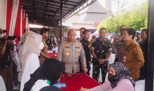 Wagub Hasnuryadi Hadiri Bakti Sosial hingga Kegiatan Pasar Murah Sambut Hari Buruh yang Diinisiasi Polda Kalsel