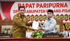 DPRD Pulpis Terima Raperda LKPD Tahun 2024