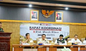 Pemkab Barut Gelar Rakor Pemantauan PSU, Pj Bupati Koordinasi Lintas Sektor untuk Kesuksesan PSU
