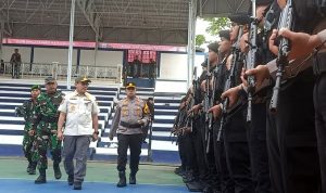 Pj Bupati Pimpin Apel Gelar Pasukan Pengamanan PSU 2025, Tegaskan Netralitas dan Sinergitas Aparat