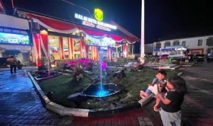 Air Mancur Balai Kota Jadi Daya Tarik Baru Harjad ke-499