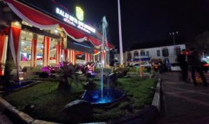 Air Mancur Baru Percantik Balai Kota di Momen HUT ke-499