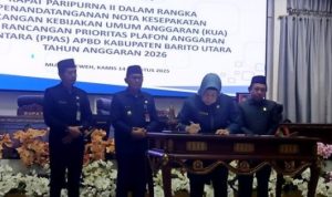 DPRD & Pemkab Barut Teken Nota Kesepakatan KUA-PPAS APBD 2026