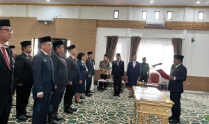 Bupati Heriyus Minta Pejabat Baru Bekerja dengan Dedikasi, Loyalitas, dan Inovasi