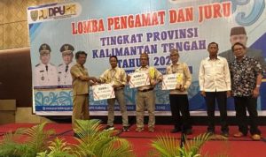 PUPR Barut Raih Juara I Pengamat Pengairan Tingkat Kalteng