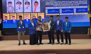 Pelantikan PMII Kalsel, Miftahul Chair Tekankan Regenerasi dan Peran Perempuan