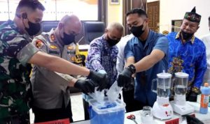 Polres Barut Musnahkan Narkoba Rp2,6 Miliar