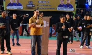 Bupati Heriyus Resmi Buka Ganfash Futsal Season III, 32 Tim Berebut Hadiah Rp51 Juta