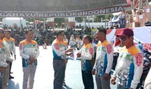 Senam Massal dan Jalan Sehat Jadi Pesta Rakyat Rayakan HUT ke-75 Barut dan HUT RI ke-80