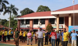 Zumba, Voli, dan Tenis Meja Warnai Kebersamaan Lintas Instansi Bartim