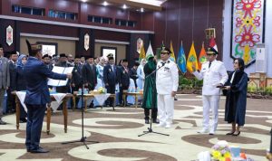 Agustiar Sabran Lantik Shalahuddin-Felix, Ajak Jalankan Amanah Tulus